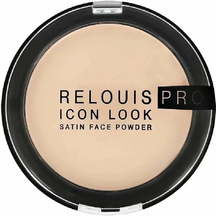 Пудра компактная Relouis Pro Icon Look Satin Face Powder