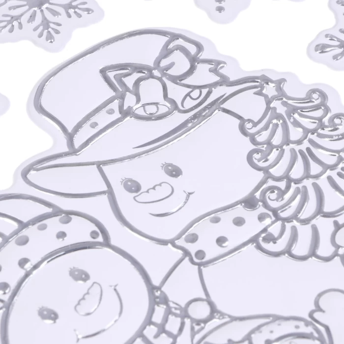 Наклейка декоративная белая Сноу Бум 336-492 16х21см