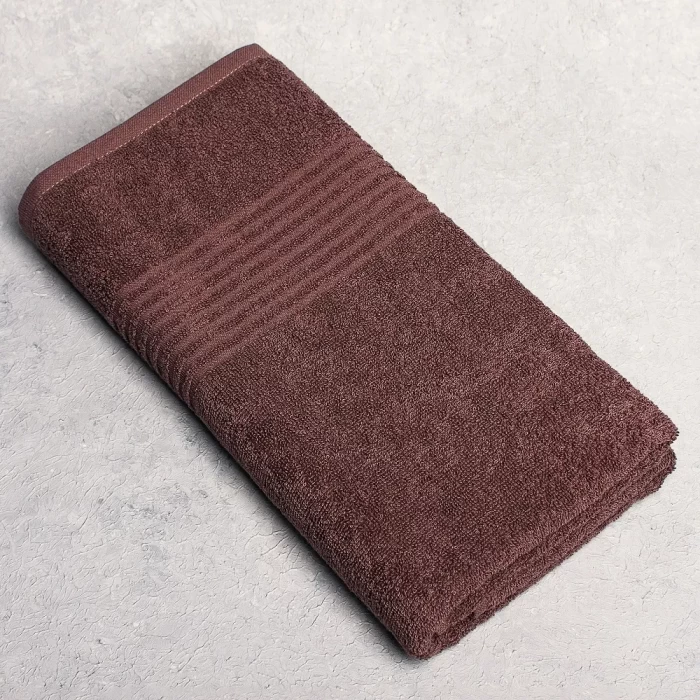 Полотенце махровое ТМ "ЦУМ" кофейный 70х140 см