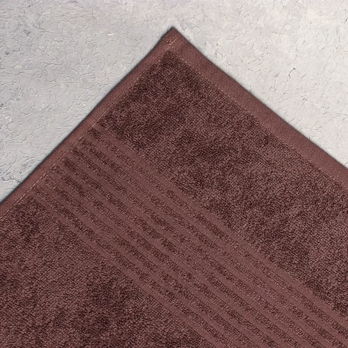 Полотенце махровое ТМ "ЦУМ" кофейный 70х140 см