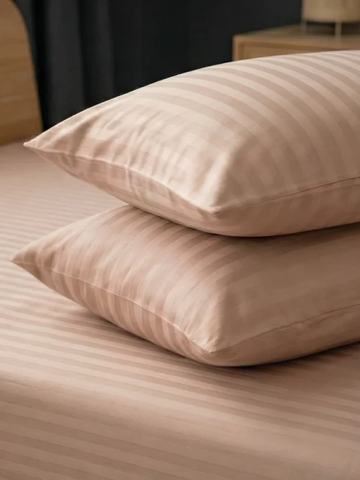 Комплект постельного белья YOTSUBA Полоса Дуэт Бежевый