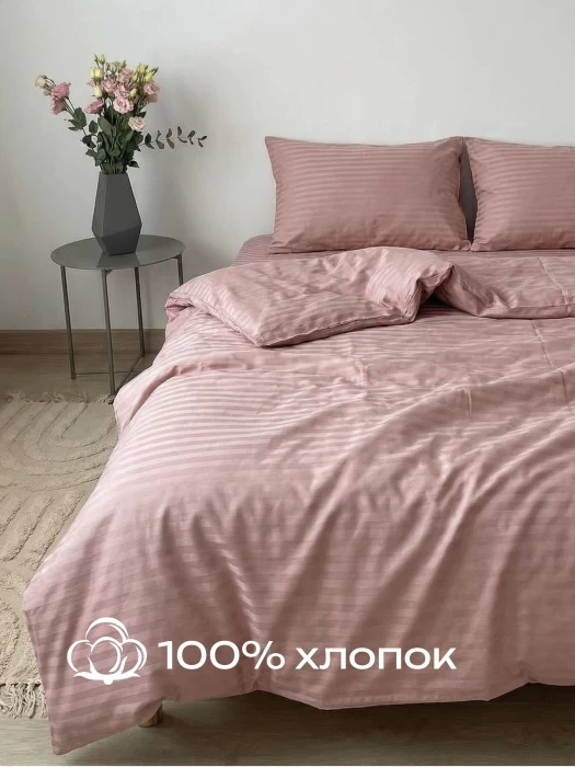 Комплект постельного белья YOTSUBA Полоса Дуэт Бежевый