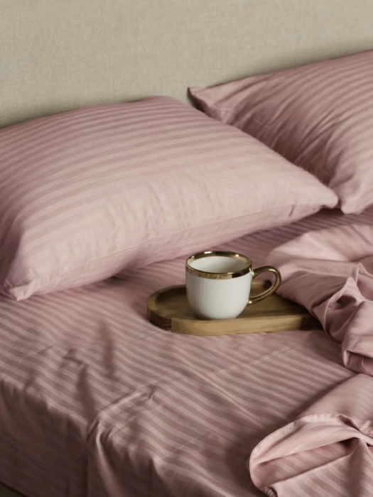 Комплект постельного белья YOTSUBA Полоса Дуэт Бежевый