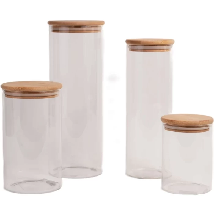 Банка для хранения стеклянная 550мл-2л