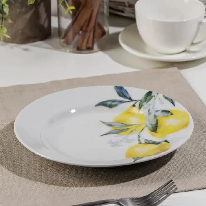 Тарелка мелкая Идиллия Лимоны 20см 1С1150Ф34