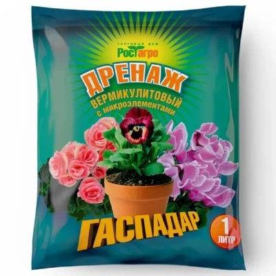 Дренаж вермикулитовый с микроэлементами РостАгро Гаспадар 1л