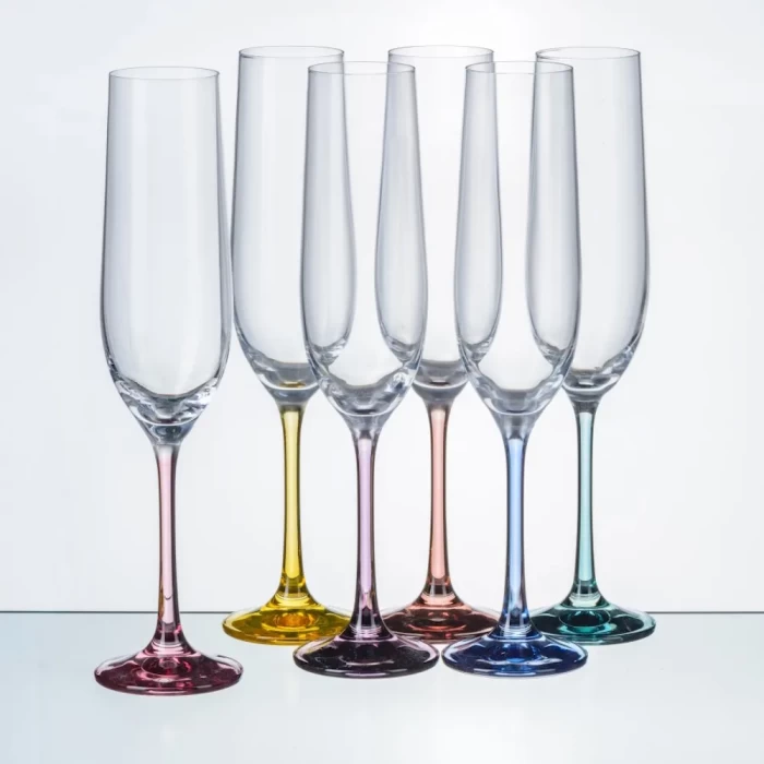 Набор бокалов для шампанского стеклянных Spectrum 6шт 190мл