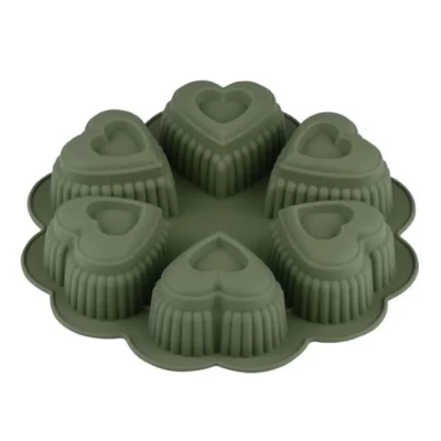 Форма для выпечки круглая на 6 сердец 25х4,5 см Perfecto Linea