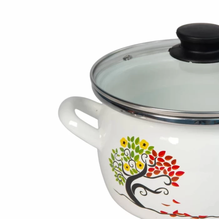 Кастрюля эмалированная Omelia Омелия 2,5л