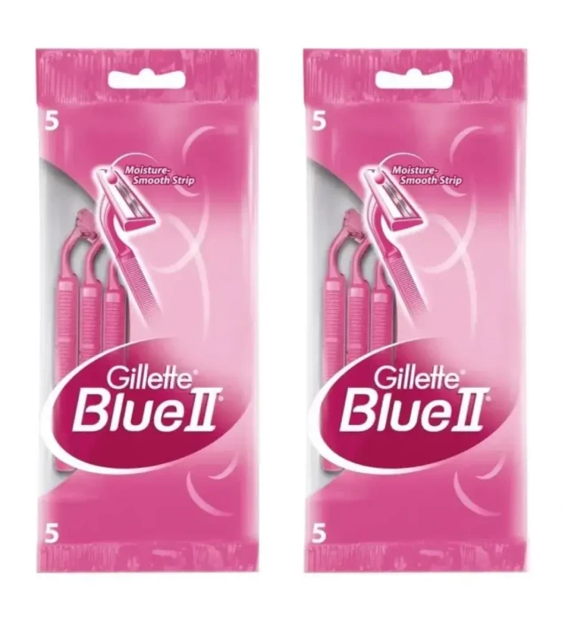 Одноразовые станки Gillette Blue II for Women 5шт