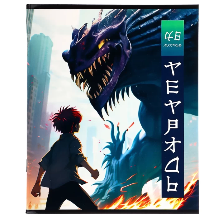 Тетрадь 48л в клетку ClipStudio Аниме 5 дизайнов