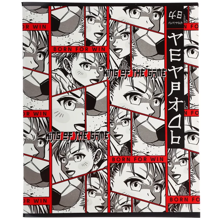 Тетрадь 48л в клетку ClipStudio Аниме 5 дизайнов