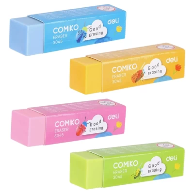 Ластик Comiko ассорти Deli арт 3045