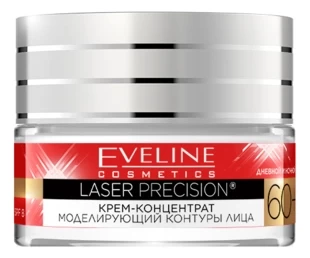 Крем-концентрат Eveline Laser Precision 60+ моделирующий контуры лица дневной и ночной, 50мл