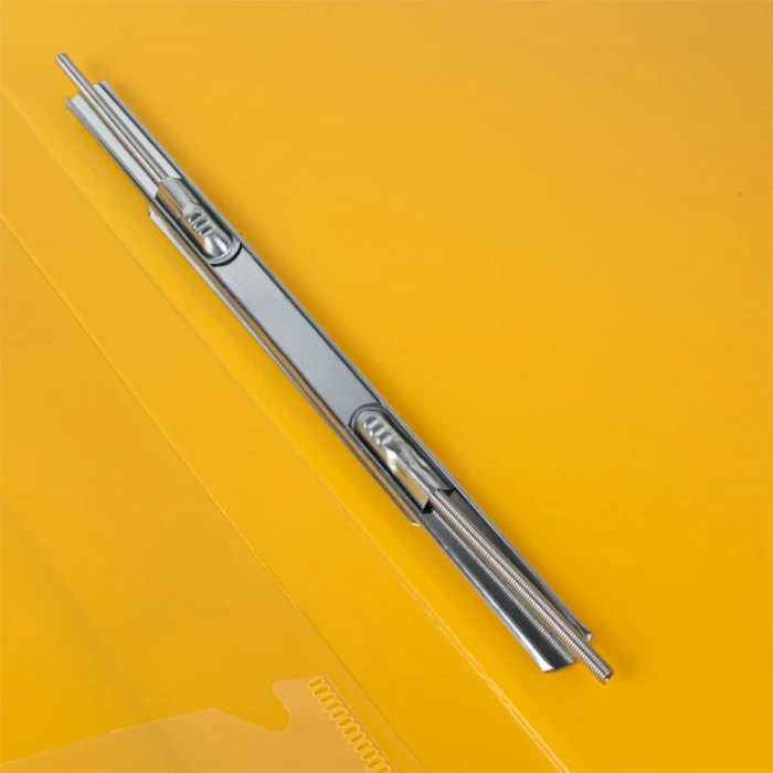 Папка с пружинным скоросшивателем и карманом А4 жёлтая Sb-4710A-YE