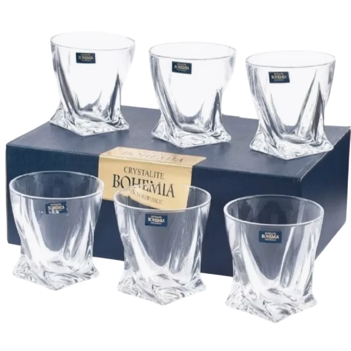 Набор стаканов Crystalite Bohemia Quadro 340мл, 6шт арт.9K7/2K936/0/99A44/340-669