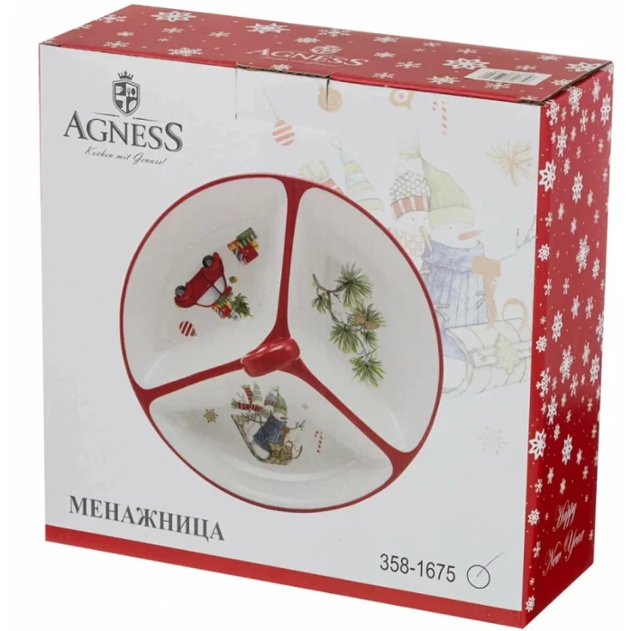 Менажница Agness Зимняя забава