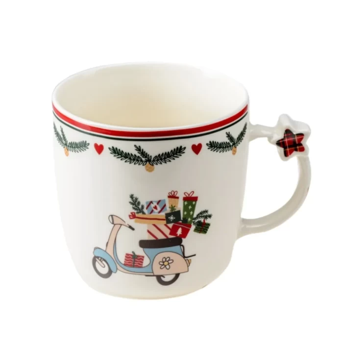 Кружка керамическая Belbohemia Новогодняя 360мл B408-T4183-2