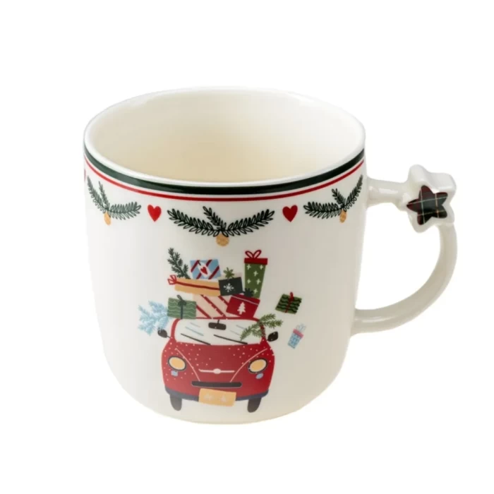 Кружка керамическая Belbohemia Новогодняя 360мл B408-T4183-2