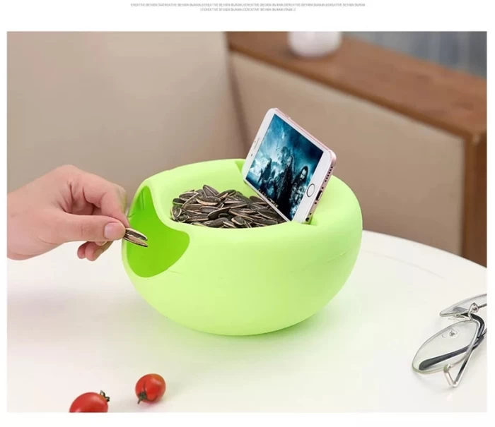 Миска для конфет/семечек/орехов CRUNCH PERFECTO LINEA, зеленая   