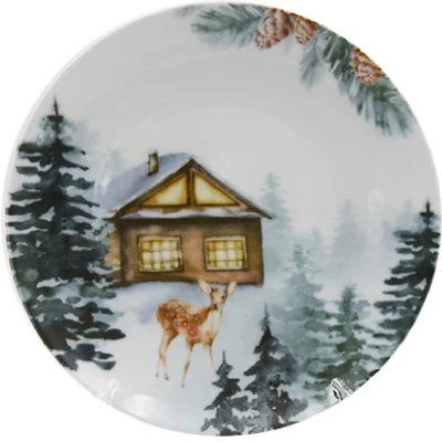 Тарелка мелкая Универсал Лесная сказка 24см
