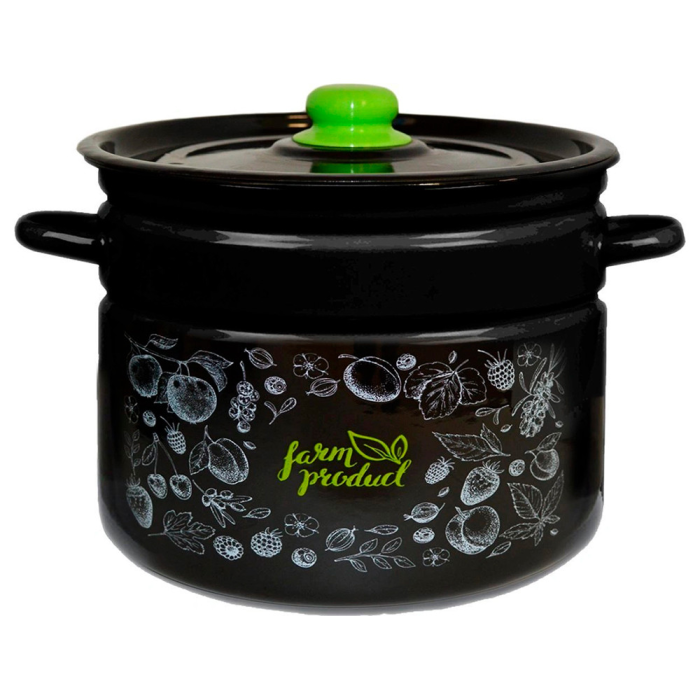 Кастрюля эмалированная ТМ Appetite Berry 9,0л