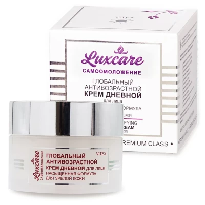 Дневной крем для лица антивозрастной Витэкс LuxCare 45мл