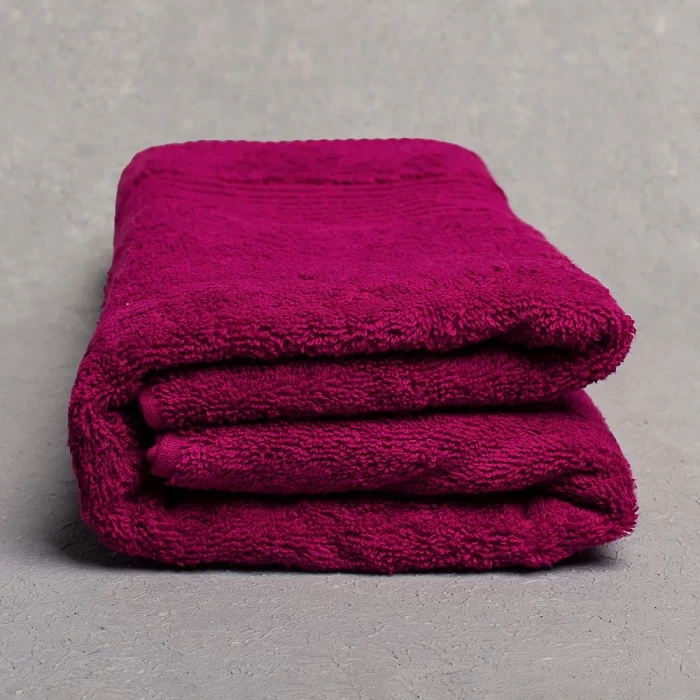 Полотенце махровое ТМ "ЦУМ" Classik вишня 70х140 см