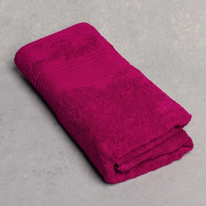 Полотенце махровое ТМ "ЦУМ" Classik вишня 70х140 см