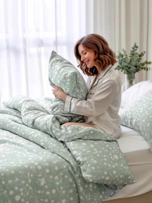 Комплект постельного белья двуспальный ТМ "ЦУМ" Одуванчики