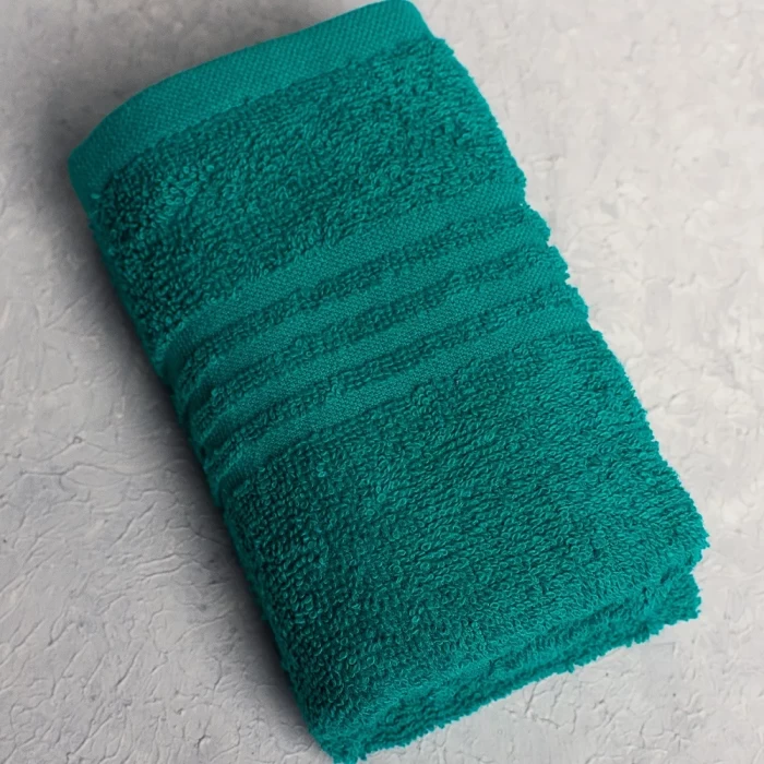 Полотенце махровое ТМ "ЦУМ" изумруд 35х60 см