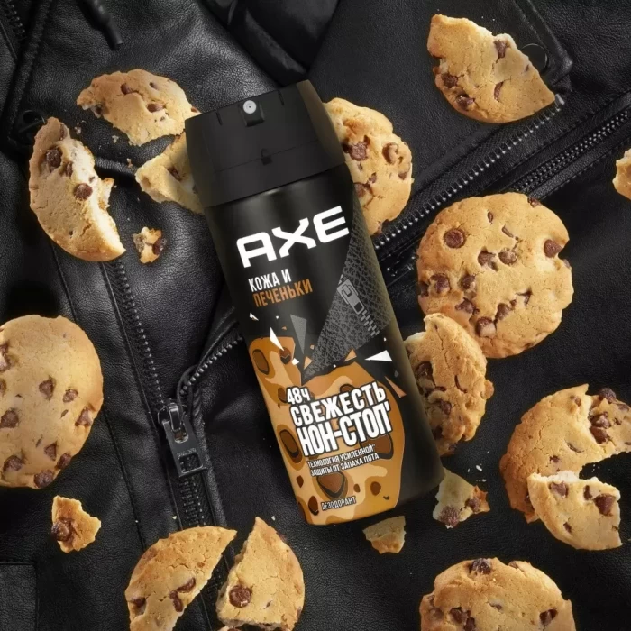 Дезодорант аэрозоль Axe Leather & Cookies 150мл