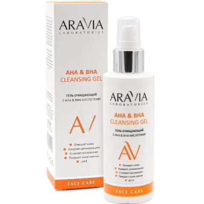 Гель для умывания Aravia Аha&amp;Вha Cleansing Gel 150мл