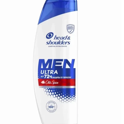 Шампунь мужской для волос от перхоти с ароматом Old Spice 400мл