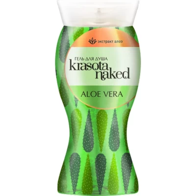 Гель для душа Krasota Naked Aloe Vera 400мл