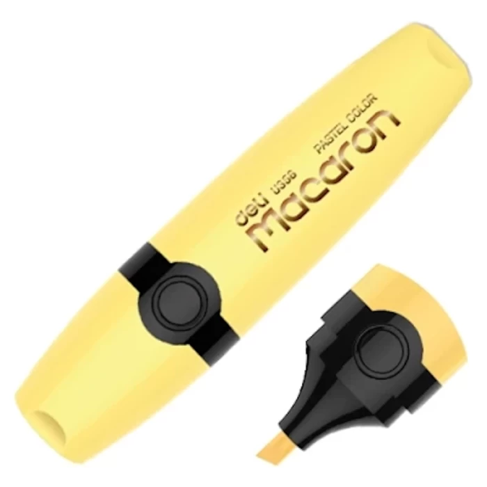 Маркер текстовыделитель Macaron Deli арт U356-YL