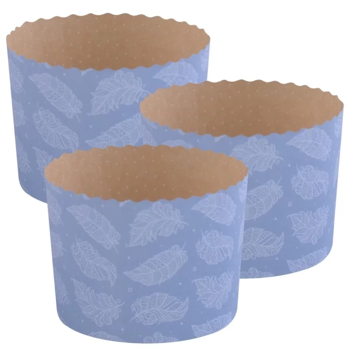 Форма для кулича бумажная Перышко 3шт