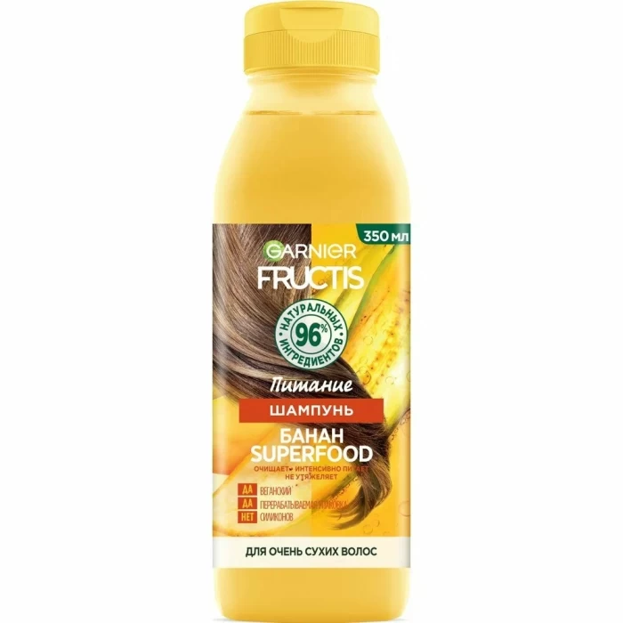 Шампунь Garnier Fructis Superfood Банан 350мл