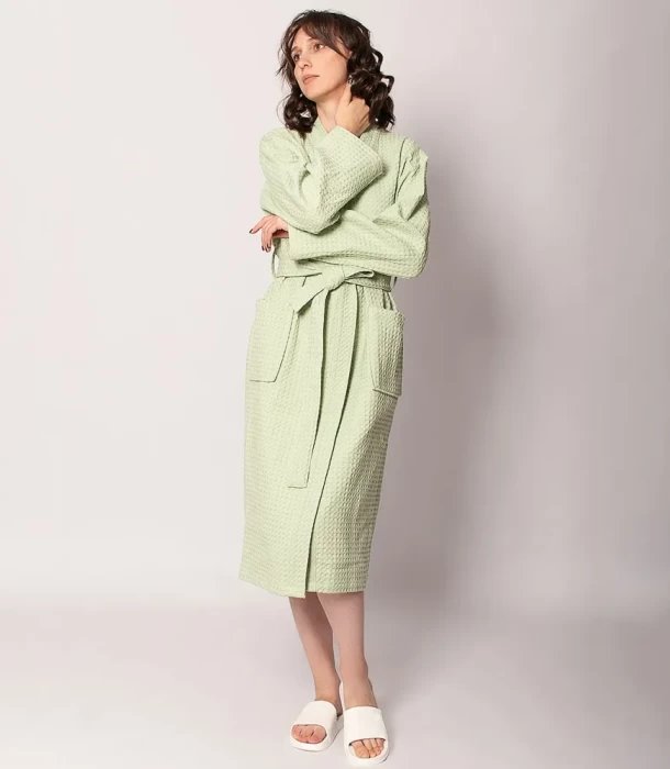 Халат мятный ТМ"ЦУМ" ХВж-05069