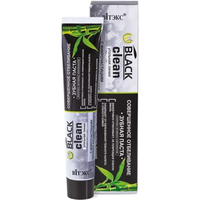 Зубная паста Белита Black clean Совершенное отбеливание 85мл