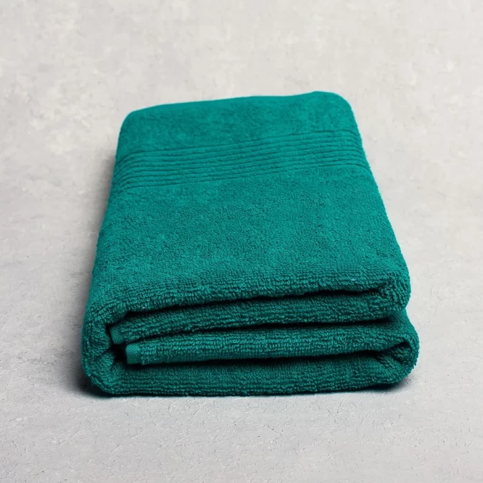 Полотенце махровое ТМ "ЦУМ" изумруд 70х140 см