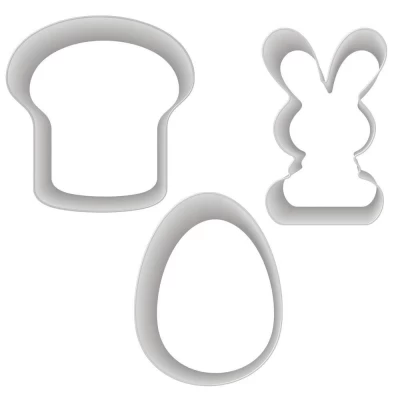 Форма для выпекания металлическая Светлая Пасха 3шт