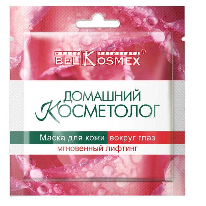 Маска для кожи вокруг глаз Мгновенный лифтинг Домашний косметолог 3г