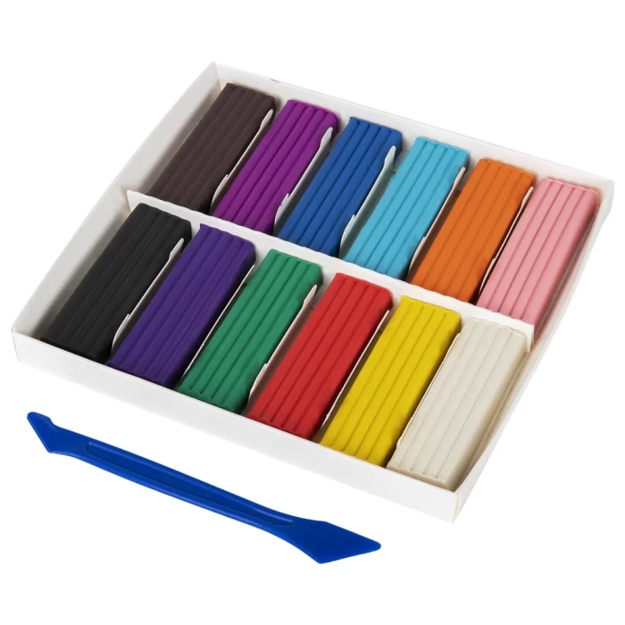 Пластилин классический Brauberg 12 цветов 106436