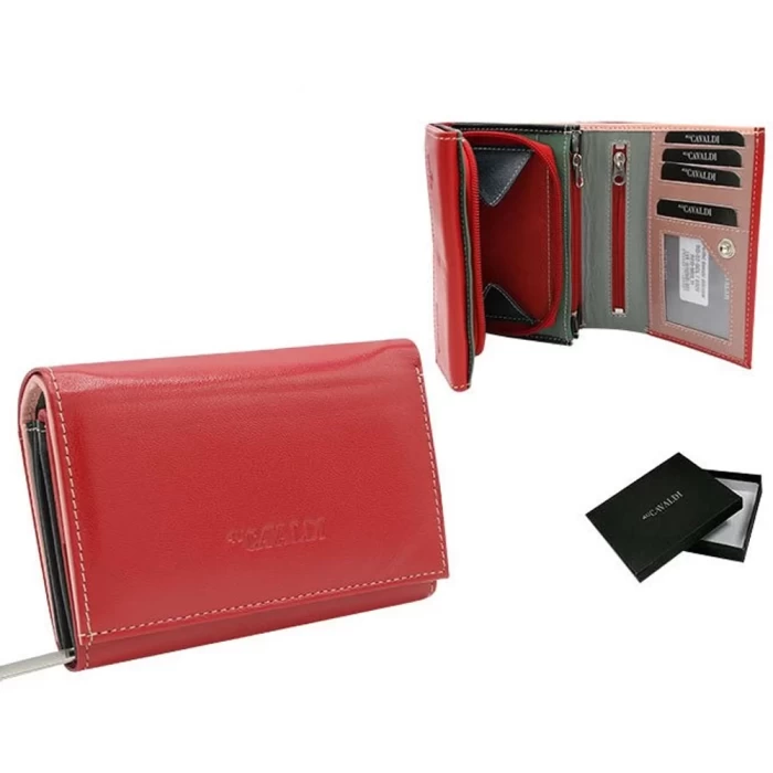 Портмоне женское Cedar 4uCAVALDI RD-02-GCL-0320 red-multi