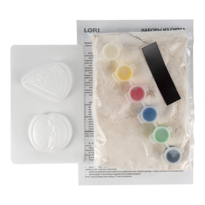 Магниты из гипса "Быстрый перекус" Lori арт. Пз/Г-060