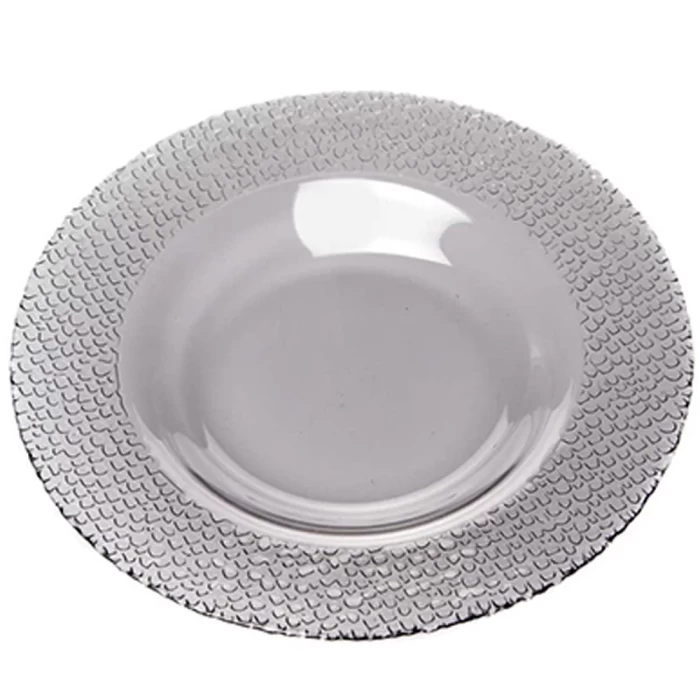 Тарелка глубокая Pasabahce Грей Мозаик 21см