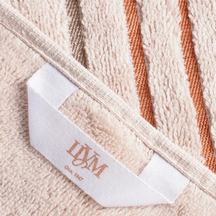 Полотенце махровое ТМ «ЦУМ» Хавана 3242 L272 светло-бежевый 100х150см