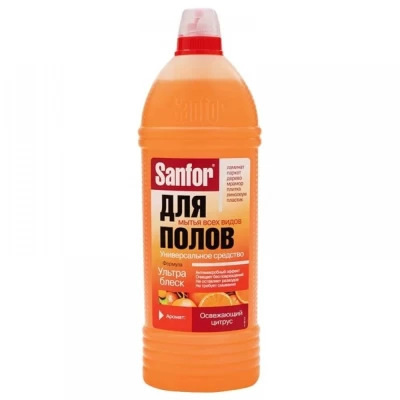 Средство для мытья полов Sanfor Освежающий цитрус 1л арт.5795