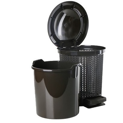 Контейнер для мусора с педалью Ajur 6л.